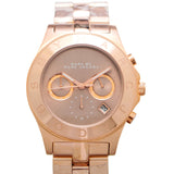 Buy Shop Marc Jacobs Blade Chronograph Brown Dial Rose Gold Steel Strap Watch for Women - MBM3308 USA Online