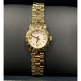 Buy Shop Marc Jacobs Amy Dinky White Dial Gold Steel Strap Watch for Women - MBM3226 USA Online