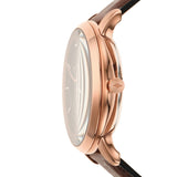 Buy Shop Fossil Neutra Automatic Skeleton Black Dial Brown Leather Strap Watch for Men - ME3195 USA Online
