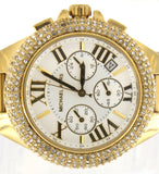 Buy Shop Michael Kors Camille Silver Diamonds Dial Gold Steel Strap Watch for Women - MK5756 USA Online