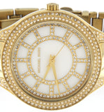 Buy Shop Michael Kors Kerry Mother of Pearl Dial Gold Steel Strap Watch for Women - MK3312 USA Online