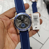 Buy Shop Guess Fleet Chronograph Black Dial Blue Rubber Strap Watch for Men - W0971G2 USA Online