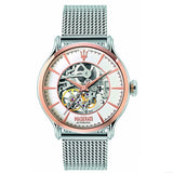 Buy Shop Maserati Epoca Automatic White Dial Silver Mesh Bracelet Watch For Men - R8823118001 USA Online