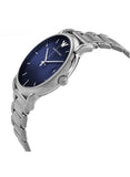 Buy Shop Emporio Armani Luigi Blue Dial Silver Steel Strap Watch For Men - AR11089 USA Online