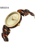 Buy Shop Michael Kors Delray Gold Dial Two Tone Steel Strap Watch for Women - MK4314 USA Online