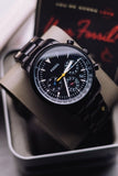 Buy Shop Fossil Goodwin Chronograph Black Dial Black Steel Strap Watch for Men - FS5413 USA Online