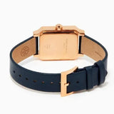 Buy Shop Tory Burch Robinson Quartz Blue Dial Blue Leather Strap Watch for Women - TBW1511 USA Online