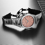 Buy Shop D1 Milano Ultra Thin Salmon Pink Dial Silver Steel Strap Watch for Men - D1-UTBJ26 USA Online