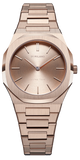 Buy Shop D1 Milano Ultra Thin Rose Gold Dial Rose Gold Steel Strap Watch for Women - D1-UTBL04 USA Online