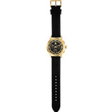 Buy Shop Tory Burch The Tory Chronograph Black Dial Black Leather Strap Watch for Women - TBW1055 USA Online