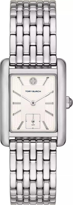 Buy Shop Tory Burch Eleanor White Dial Silver Steel Strap Watch for Women - TBW1069 USA Online