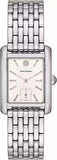 Buy Shop Tory Burch Eleanor White Dial Silver Steel Strap Watch for Women - TBW1069 USA Online