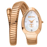 Buy Shop Just Cavalli Glam Evo 4 Mother of Pearl Dial Rose Gold Steel Strap Watch for Women - JC1L229M0045 USA Online