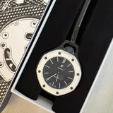 Buy Shop Swatch Royal Pop Black Dial Black Leather Strap Watch for Men - Ocho Negro USA Online