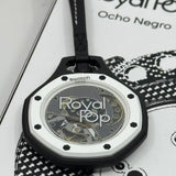 Buy Shop Swatch Royal Pop Black Dial Black Leather Strap Watch for Men - Ocho Negro USA Online