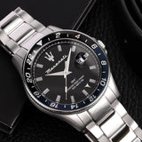 Buy Shop Maserati SFIDA Limited Edition Black Dial Silver Steel Strap Watch for Men - R8853140011 USA Online