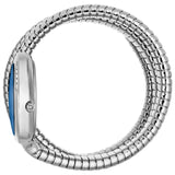 Buy Shop Just Cavalli Glam Evo 5 Blue Dial Silver Steel Strap Watch for Women - JC1L228M0025 USA Online