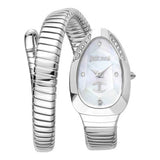 Buy Shop Just Cavalli Glam Evo 4 Mother of Pearl Dial Silver Steel Strap Watch for Women - JC1L229M0015 USA Online