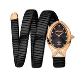 Buy Shop Just Cavalli Classico Lungo Black Dial Black Steel Strap Watch for Women - JC1L248M0085 USA Online