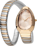 Buy Shop Just Cavalli Serpente Metallica Rose Gold Dial Two Tone Steel Strap Watch for Women - JC1L208M0075 USA Online