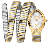 Buy Shop Just Cavalli Classico Lungo White Dial Two Tone Steel Strap Watch for Women - JC1L248M0055 USA Online