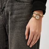 Buy Shop Just Cavalli Enchanting White Dial Gold Steel Strap Watch for Women - JC1L301M0025 USA Online