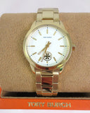 Buy Shop Tory Burch Collins White Dial Gold Steel Strap Watch for Women - TBW1300 USA Online