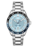Buy Shop Hugo Boss Runner 3H Light Blue Dial Silver Steel Strap Watch for Men - 1514207 USA Online