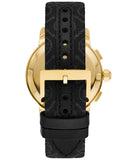 Buy Shop Tory Burch The Tory Chronograph Black Dial Black Leather Strap Watch for Women - TBW1055 USA Online