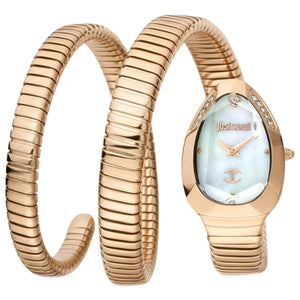 Buy Shop Just Cavalli Glam Evo 4 Mother of Pearl Dial Rose Gold Steel Strap Watch for Women - JC1L209M0055 USA Online