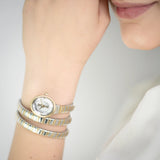 Buy Shop Just Cavalli After Party Silver Dial Two Tone Steel Strap Watch for Women - JC1L269M0055 USA Online