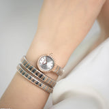 Buy Shop Just Cavalli Enchanting Silver Dial Two Tone Steel Strap Watch for Women - JC1L302M0065 USA Online