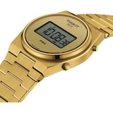 Buy Shop Tissot PRX Digital Quartz Gold Dial Gold Steel Strap Watch for Men - T137.463.33.020.00 USA Online