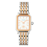 Buy Shop Tory Burch Robinson White Dial Two Tone Steel Strap Watch for Women - TBW1509 USA Online