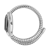 Buy Shop Just Cavalli Serpente Metallica Black Dial Silver Steel Strap Watch for Women - JC1L208M0025 USA Online