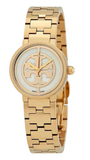 Buy Shop Tory Burch Reva Gold Dial Gold Steel Strap Watch for Women - TBW4011 USA Online