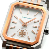 Buy Shop Tory Burch Robinson White Dial Two Tone Steel Strap Watch for Women - TBW1509 USA Online