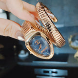 Buy Shop Just Cavalli Glam Evo 4 Blue Dial Rose Gold Steel Strap Watch for Women - JC1L229M0055 USA Online