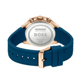 Buy Shop Hugo Boss Runner Chronograph Blue Dial Blue Silicone Strap Watch for Men - 1514169 USA Online