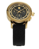 Buy Shop Tory Burch The Tory Chronograph Black Dial Black Leather Strap Watch for Women - TBW1055 USA Online