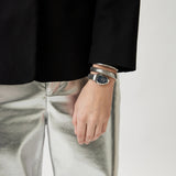 Buy Shop Just Cavalli Serpente Metallica Blue Dial Silver Steel Strap Watch for Women - JC1L224M0025 USA Online