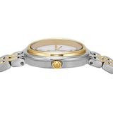 Buy Shop Tory Burch Oval White Dial Two Tone Steel Strap Watch for Women - TBW6033 USA Online