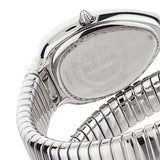 Buy Shop Just Cavalli Serpente Metallica Black Dial Silver Steel Strap Watch for Women - JC1L208M0025 USA Online