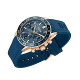 Buy Shop Hugo Boss Runner Chronograph Blue Dial Blue Silicone Strap Watch for Men - 1514169 USA Online