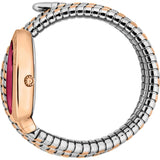 Buy Shop Just Cavalli Cosenza Red Dial Two Tone Steel Strap Watch for Women - JC1L232M0065 USA Online