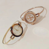 Buy Shop Tory Burch Riva Rose Gold Dial Rose Gold Steel Strap Watch for Women - TBW4037 USA Online