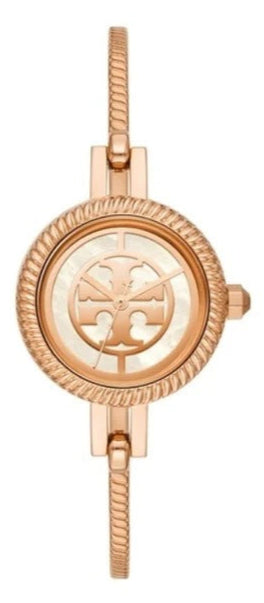 Buy Shop Tory Burch Riva Rose Gold Dial Rose Gold Steel Strap Watch for Women - TBW4037 USA Online