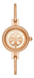Buy Shop Tory Burch Riva Rose Gold Dial Rose Gold Steel Strap Watch for Women - TBW4037 USA Online