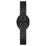 Buy Shop Tory Burch Oval Black Dial Black Steel Strap Watch for Women - TBW6035 USA Online