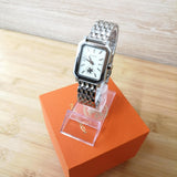 Buy Shop Tory Burch Robinson White Dial Silver Steel Strap Watch for Women - TBW1510 USA Online